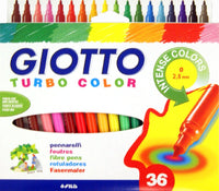 GIOTTO TURBO COLOR Marker - 36 Farbtöne | ARTMIE