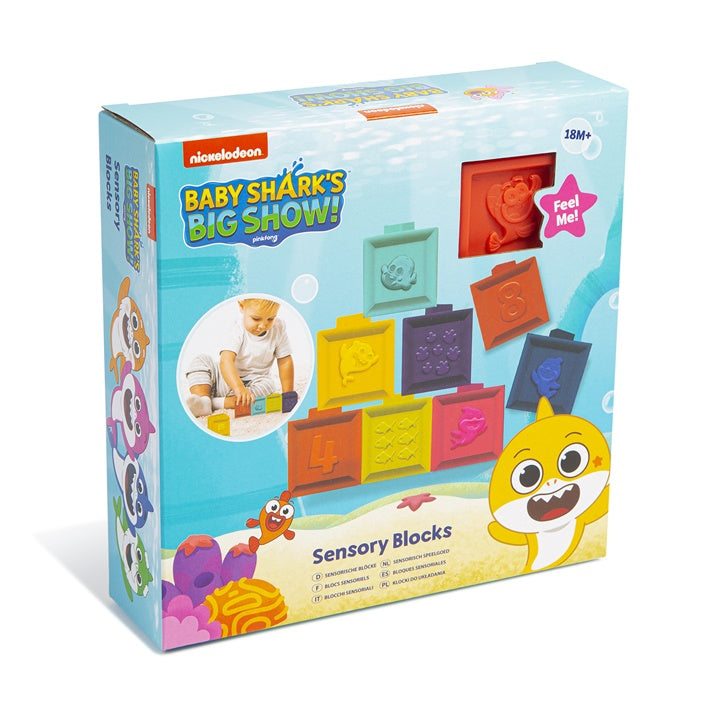 Set mit sensorischen Würfeln BABY SHARK 8 Stück – Detailansicht 4 | ARTMIE
