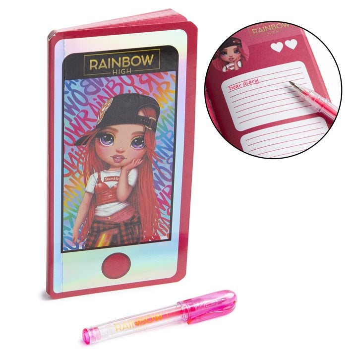 RAINBOW HIGH Notizbuch in Telefonform mit Stift – Detailansicht 5 | ARTMIE