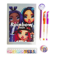 RAINBOW HIGH holographisches Notizbuch mit Schreibwaren – Detailansicht 2 | ARTMIE