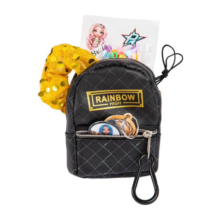 Mini-Rucksack mit Zubehör RAINBOW HIGH schwarz – Detailansicht 2 | ARTMIE