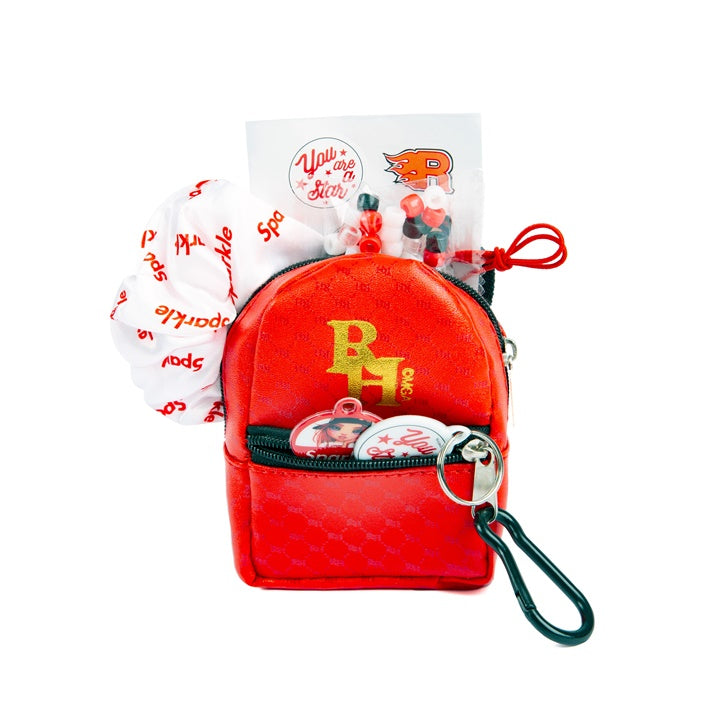Mini-Rucksack mit Zubehör RAINBOW HIGH rot – Detailansicht 2 | ARTMIE