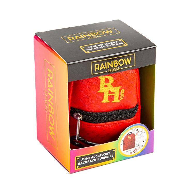 Mini-Rucksack mit Zubehör RAINBOW HIGH rot | ARTMIE