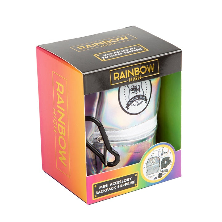 Mini-Rucksack mit Zubehör RAINBOW HIGH silber | ARTMIE