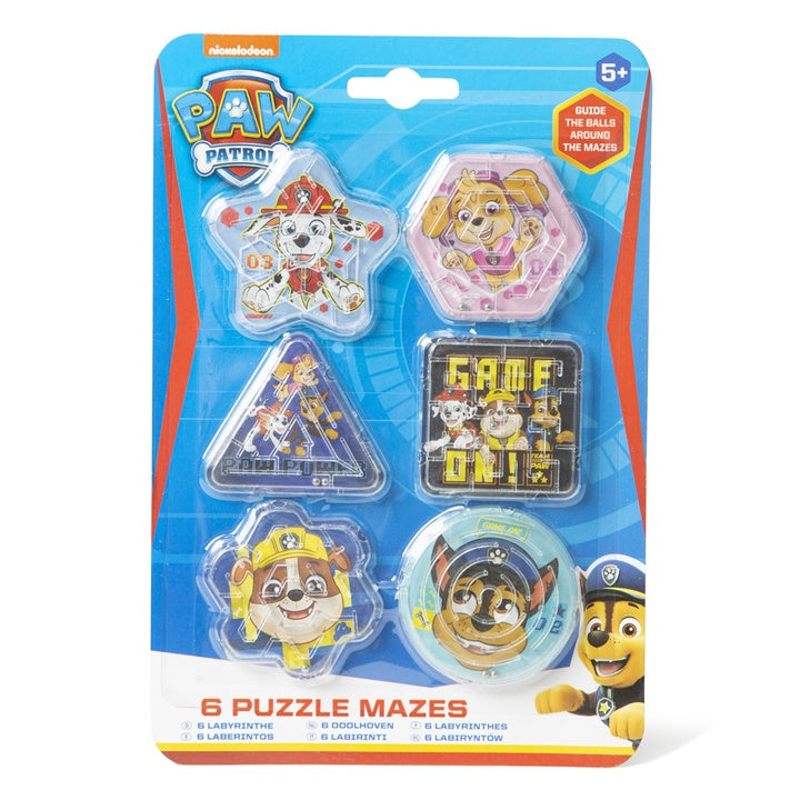 PAW PATROL Mini-Labyrinth 6 Stück | ARTMIE