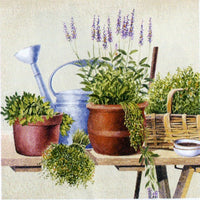 Decoupage Servietten Potting Herbs - 1 Stück | ARTMIE