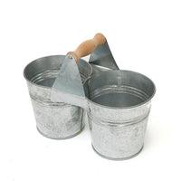 Doppelter Zink-Metall-Eimer | ARTMIE