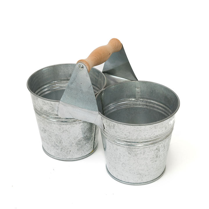 Doppelter Zink-Metall-Eimer | ARTMIE
