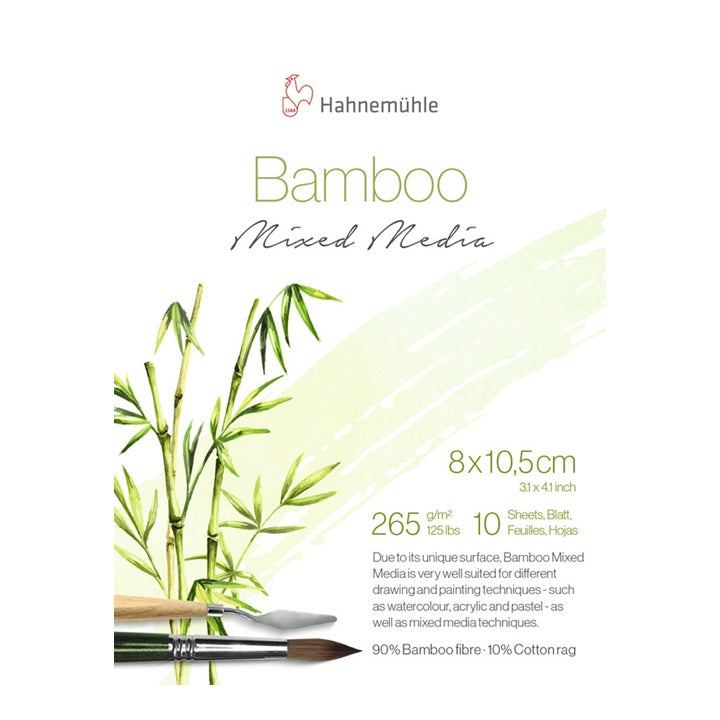 MINI BAMBOO Block HAHNEMÜHLE Gemischte Medien 10,5x8 cm | ARTMIE