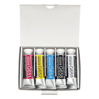 Professionelle Gouache-Farben Holbein Artists - Basis-Set 5 x 15 ml – Detailansicht 2 | ARTMIE