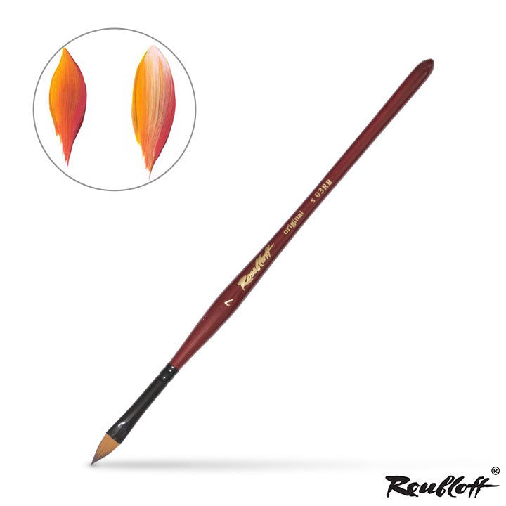 Roubloff Oval Art Brush mit verlängerter Spitze | verschiedene Größen | ARTMIE