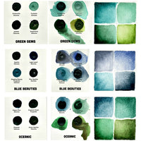 DANIEL SMITH Aquarellkarten mit Punkten MINERAL MARVELS – Detailansicht 2 | ARTMIE