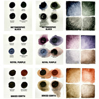 DANIEL SMITH Aquarellkarten mit Punkten MINERAL MARVELS – Detailansicht 3 | ARTMIE