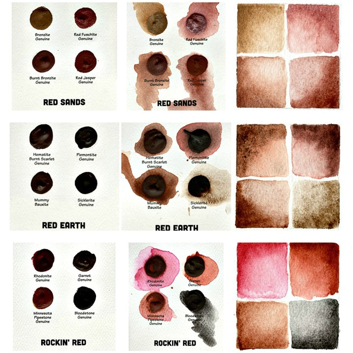 DANIEL SMITH Aquarellkarten mit Punkten MINERAL MARVELS – Detailansicht 4 | ARTMIE