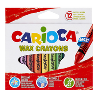 Carioca Wachsmalstifte Maxi, 12 Stk.