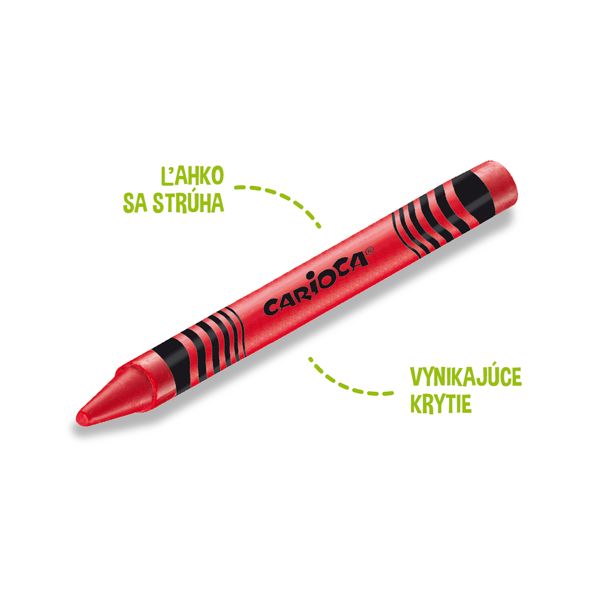 Carioca Wachsmalstifte Maxi, 12 Stk.