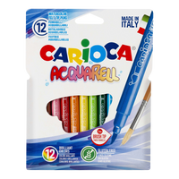 Aquarell-Filzstifte Carioca, 12 Stk., verschiedene Farben