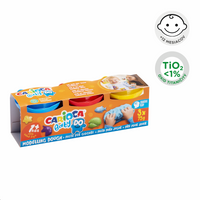 Carioca Baby Do 1+ Knetmasse, 3 × 75 g, Farbmix