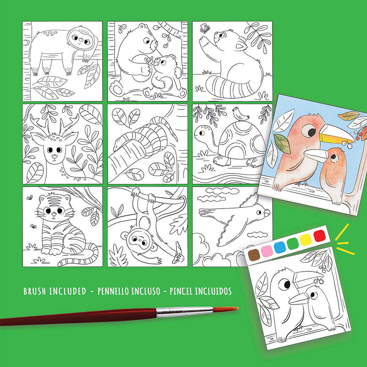 Carioca Malbuch mit Wasserfarben ARTivity