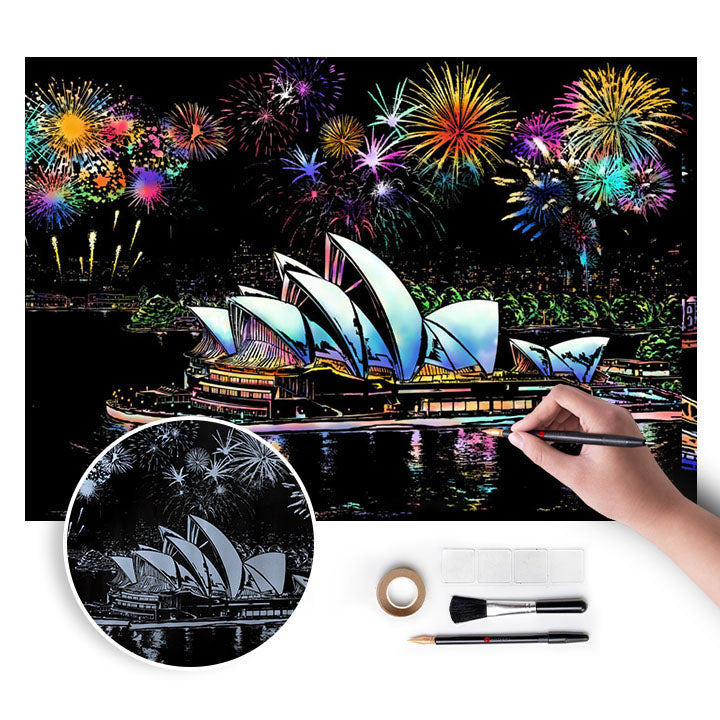 Sydney Reveal Scratch Art Kit | ARTMIE