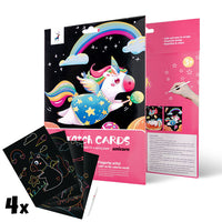 Magisches Einhorn Scratch Art Set | ARTMIE