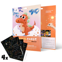 Dino Entdeckung Scratch Art Kit | ARTMIE