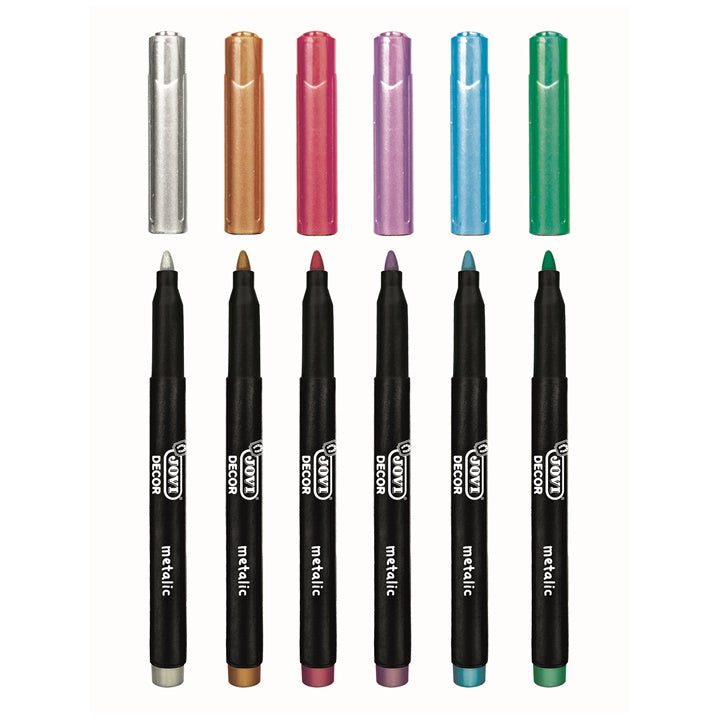Satz Metallic-Marker JOVI 6 Stück – Detailansicht 2 | ARTMIE