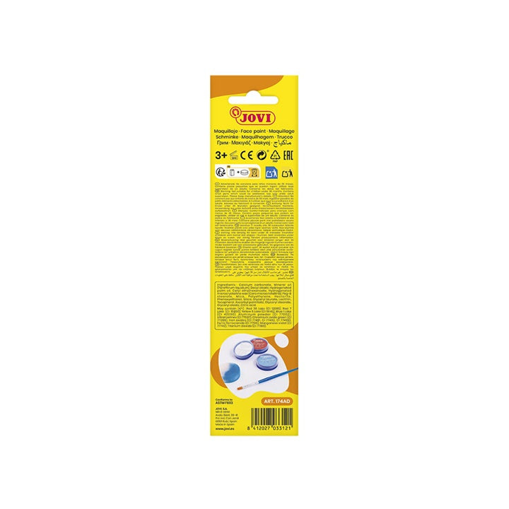 Gesichtsbemalungsset Adventure mit Zubehör 3 x 8 ml – Detailansicht 5 | ARTMIE