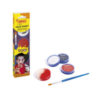 Gesichtsbemalungsset Scary mit Zubehör 3 x 8 ml | ARTMIE