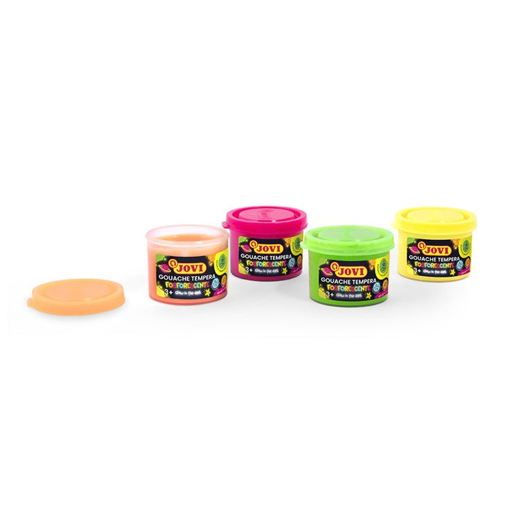 JOVI Neon-Temperafarben 4x35 ml – Detailansicht 3 | ARTMIE