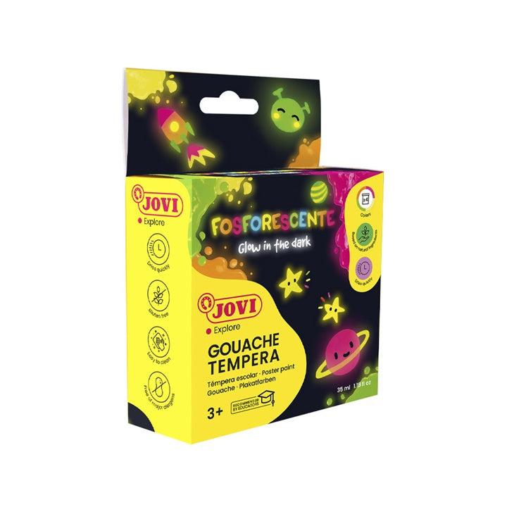 JOVI Neon-Temperafarben 4x35 ml | ARTMIE