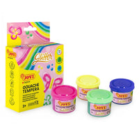 JOVI Glitzertemperafarben 4x35 ml – Detailansicht 2 | ARTMIE