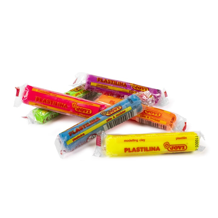 JOVI Knetmasse Neon-Farben 6 x 15 g – Detailansicht 2 | ARTMIE