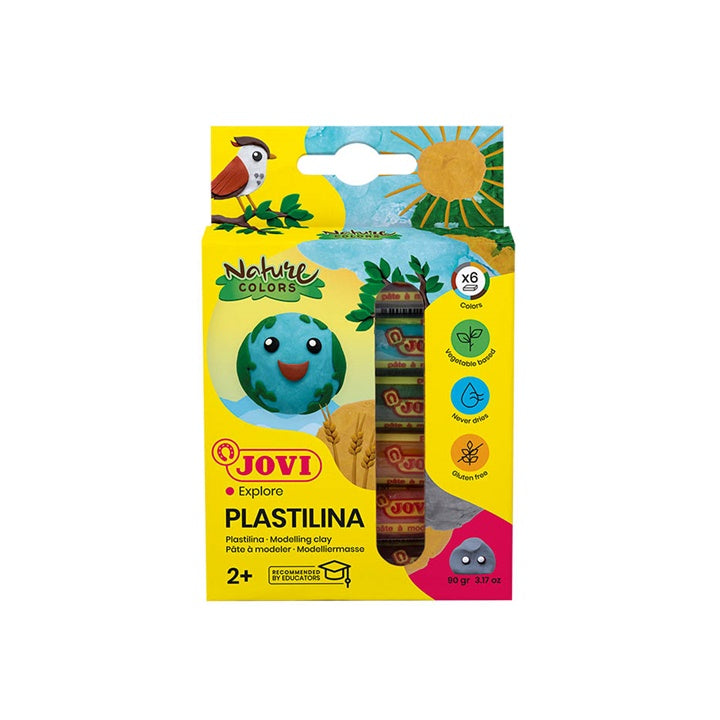 JOVI Knetmasse Naturtöne 6 x 15 g | ARTMIE