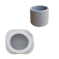 Silikonform zum Gießen 10x6,8cm - Runder Blumentopf | ARTMIE