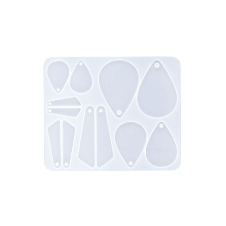 Silikon Ohrring Gussform 15x12x0,5cm – Detailansicht 2 | ARTMIE