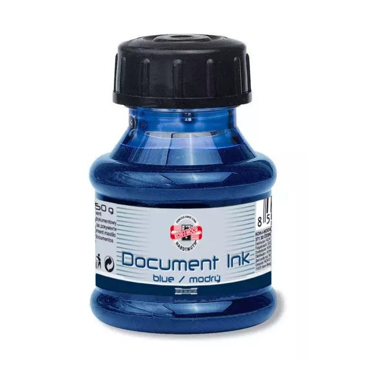 KOH-I-NOOR Dokumententinte für Füllfederhalter, 50g - Blau | ARTMIE