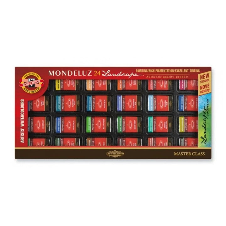 Mondeluz Landscape Aquarellfarben / 24 Stück | ARTMIE