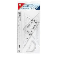 KOH-I-NOOR Großer Geometriesatz / 4 Stück, Schulstufe | ARTMIE