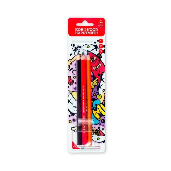 Jumbo-Dreikant-Graphitstifte | ARTMIE