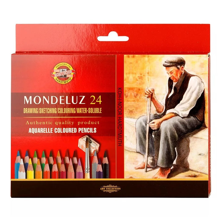KOH-I-NOOR Mondeluz Aquarellstifte / 24 Stück | ARTMIE