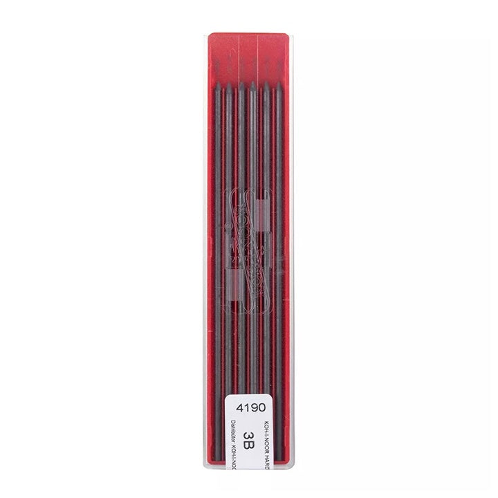 KOH-I-NOOR 2,5 mm 3B Graphitstifte - 6er Set | ARTMIE