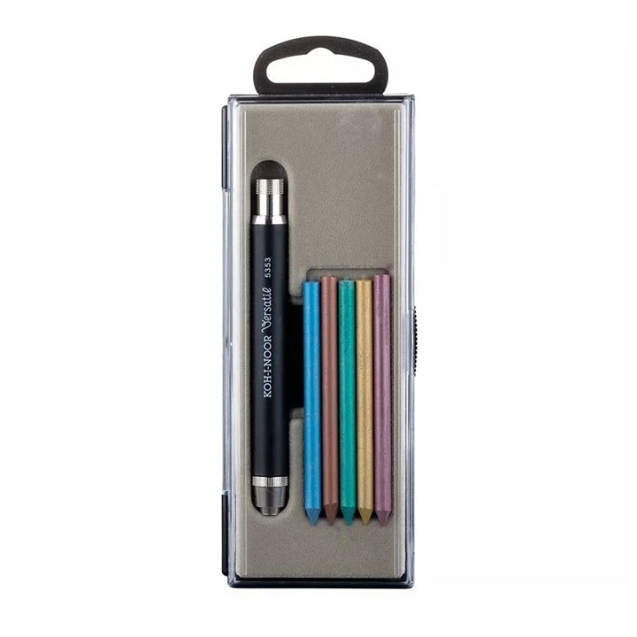 KOH-I-NOOR Versatil 5353 Druckbleistift 5,6 mm + farbige Ersatzminen | ARTMIE