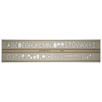 KOH-I-NOOR Technische Schablone | Buchstaben, 14mm | ARTMIE