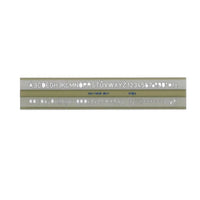 KOH-I-NOOR Schulschablone | Buchstaben, 7mm | ARTMIE