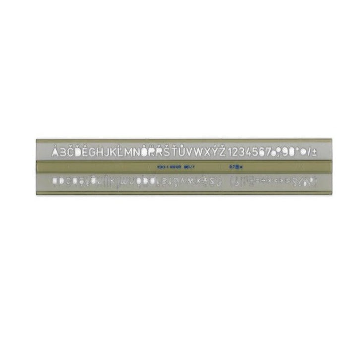 KOH-I-NOOR Schulschablone | Buchstaben, 7mm | ARTMIE