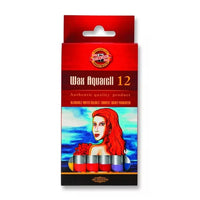 KOH-I-NOOR Aquarell-Effekt-Kreiden - 12er-Set | ARTMIE