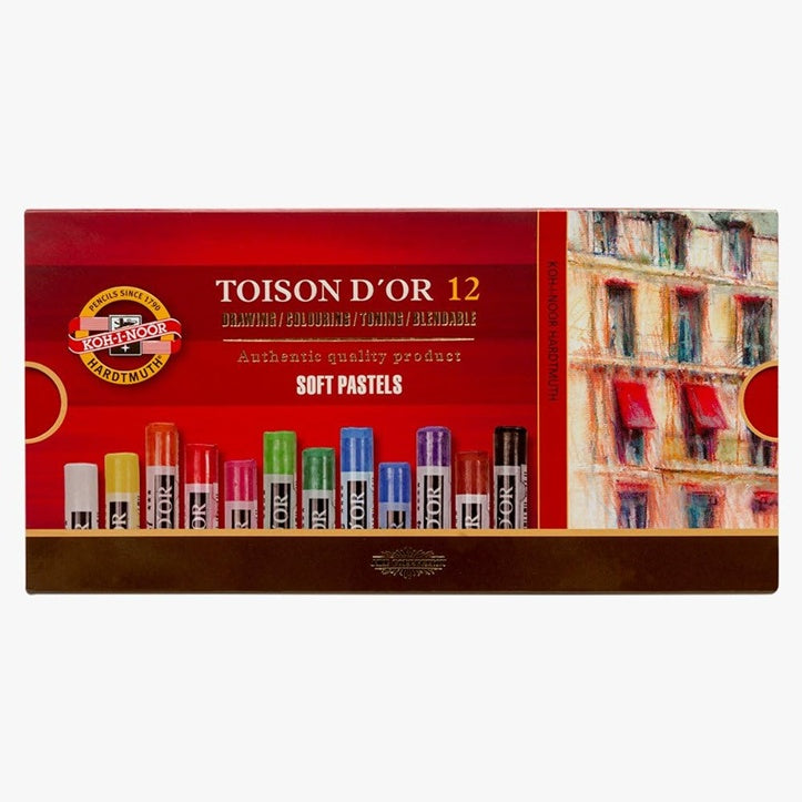 Toison d'Or Trockenpastellkreiden / 12 Stück | ARTMIE