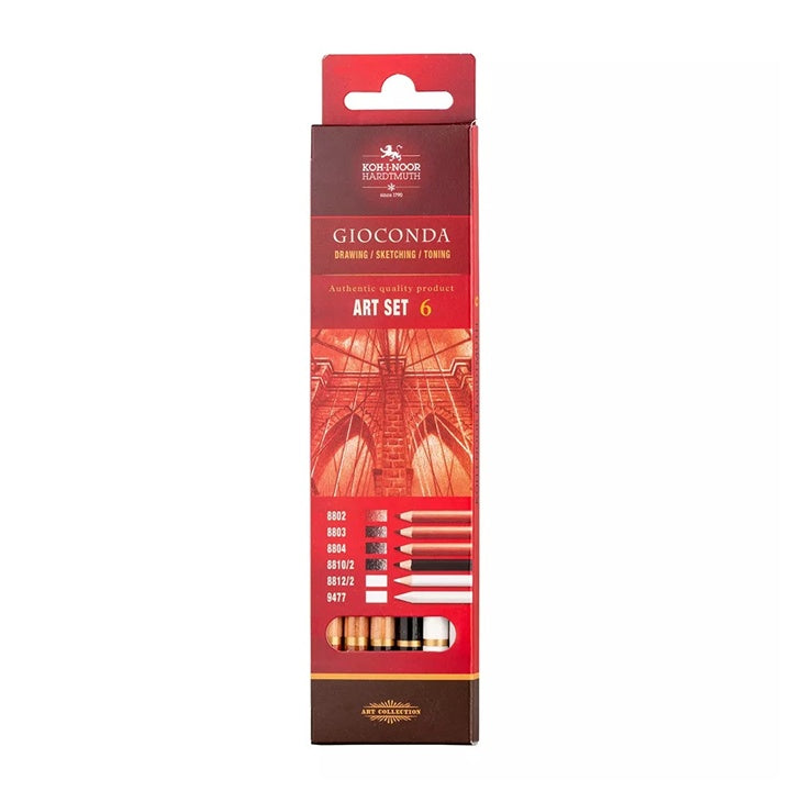 Gioconda Künstler-Bleistift-Set 9035 / 6 Stück | ARTMIE