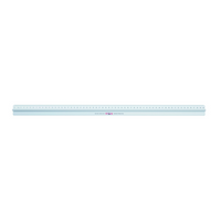 Lineal 60cm. Metall mit Griff | ARTMIE